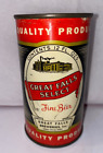 1954 GREAT FALLS SELECT Flat Top Beer Can Brewed in Great Falls, MT  Bottom Open