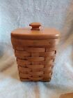 Longaberger Small Spoon Basket 1993 With Lid