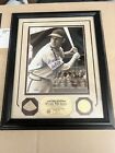 SIGNED & INSCRIBED HOF69 STAN MUSIAL PHOTO W/ GAME USED BAT MATTED & FRAMED