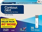 NEW Contour Next Text Strips - Value Pack - 70 Test Strips - Expires 10/31/2025