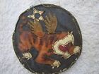 ORIGINAL WW2 USAAF LEATHER 14th FLYING TIGERS THEATER MADE PATCH  - 3 INCHES