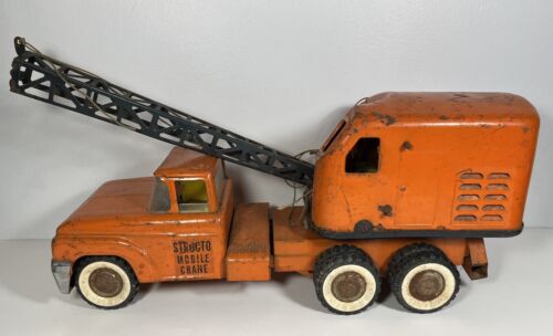 Vintage Structo Mobile Crane Truck Pressed Steel