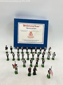 New ListingTHE SALVATION ARMY 'BRASS BAND' FIGURINES 28PCS SET - NUMBERED 0454 - IN BOX