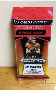 2021 PANINI PRIZM DRAFT PICKS NFL FOOTBALL CELLO/FAT PACK LAWRENCE RC 15 Cards