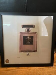 CHANEL FRAMED PRINT FAIRCHILD PARIS SIGNED NUMBERED COCO CHANEL 20x17