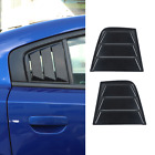Rear Side Window Blinds Quarter Louver Cover Accessories for Dodge Charger 2015+ (For: 2015 Dodge Charger)