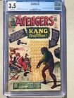 AVENGERS 8 - CGC - VG- 3.5 - 1ST APPEARANCE OF KANG THE CONQUEROR - THOR (1964)