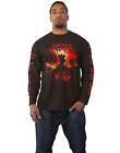 Deicide T Shirt To Hell With God Band Logo new Official Mens Black Long Sleeve