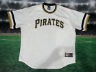 Pittsburgh Pirates Majestic Cooperstown Collection Jersey Sz 2XL Preowned