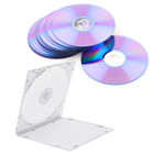 50-200Pc Standard Clear CD Jewel Case Slim PP DVD Disc Storage Cover Clear Tray