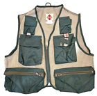 Columbia Fishing Vest Netted With Pockets Size Medium Vtg