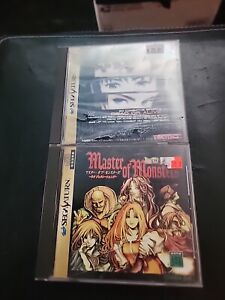 Dead or Alive (Sega Saturn) - Master Of Monsters  Japanese Version  2 Game Lot