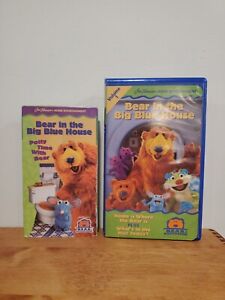 Bear In The Big Blue House VHS Home Is Where The Bear Is Volume 1 & Potty Time
