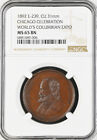 1892 World's Columbian Expo Medal - Chicago, Columbus - MS65 NGC - Token,  1893