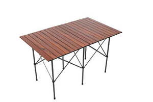 Brown Camping Table