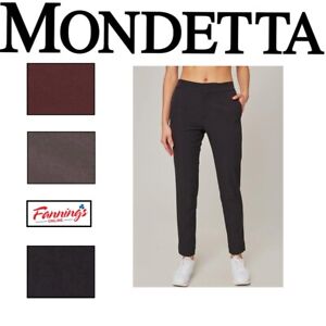 Mondetta Womens Lined Tailored Pant High-Rise Comfort Stretch | E44
