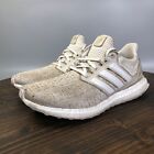 adidas Ultraboost DNA Womens Size 8.5 White Gold Athletic Running Shoes Sneakers