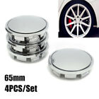 4Pcs 65mm (in 56mm) Chrome Car Wheel Center Cap Tyre Rim Hub Caps Cover ABS (For: Subaru GL)