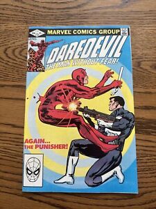 Daredevil #183 (Marvel 1982) Frank Miller, Punisher Vs Daredevil Battle! NM-