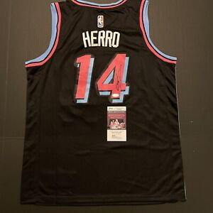NBA Tyler Herro Signed Miami Heat Jersey JSA Coa Autographed 14