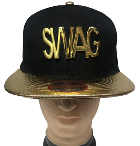 SWAG Gold LOGO Hip Hop Snapback Adjustable Baseball Cap Hats LOT Free Shipping