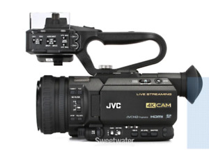 New ListingJVC GY-HM250U 4K Cam Handheld Camcorder with 12x Lens