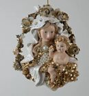 Katherine's Collection Madonna & Child Ornament 28-828396 NEW Thread Of Gold