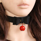Women PU Leather Choker Bell Collar Punk Gothic Buckle Collar Necklace Neck Ring