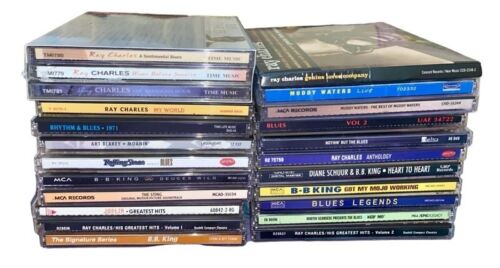 Blues Music 25 CD Lot Ray Charles, BB King & More