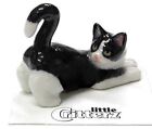 ➸ LITTLE CRITTERZ Cat Miniature Figurine Black and White Cat Kitten Chessie
