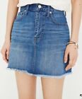 Madewell Womens Rigid Denim A-Line Jean Skirt Size 26 Mini