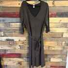 Gap Stretch Brown Wrap Style Dress Size XL