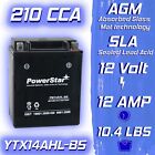 PowerStar YTX14AHL-BS Motorcycle Battery for HONDA CB750K Four 750CC 69-'82 (For: Honda)