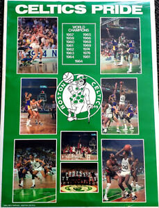 Boston Celtics CELTICS PRIDE 1984 NBA Champions Vintage Original 23x33 POSTER