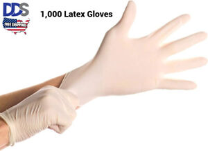 1000PCS Powder-Free Textured Examination Latex Gloves for Medical Use(FAST SHIP)