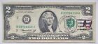 1976 Two Dollar Federal Reserve Note $2 Bill as First Day Cover w. Stamp #65423