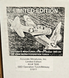 1/48 ACCURATE MINIATURES LIMITED EDITION SBD-3/4 OPERATION TORCH/ MIDWAY #7806