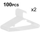 Clothes Hangers (200 Pack) Non-slip Plastic Gallus Shirt Hanger Premium Quality