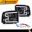 Clear/Black LED DRL Headlights Fit For Ford F250 F350 F450 F550 05-07 Super Duty (For: 2006 F-350 Super Duty)