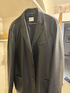 giorgio armani Lamb skin Leather 3 Button Blazer/jacket 44 Regular Men’s