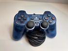 Sony PlayStation 2 PS2 DualShock 2 Clear Ocean Blue Controller SCPH-10010 OEM