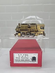 Westside Model Brass HO Scale Southern Pacific 0-6-0 T Shop Switcher S.P. #966