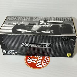 Hot Wheels 1/18 Ferrari F1 F2001 Michael Schumacher #1 World Champion Marlboro