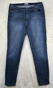 Judy Blue Los Angeles Womens Blue Jeans Size XL Style 8390 Made In USA Stretch