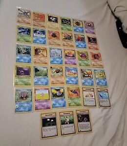 first edition fossil pokemon card lot
