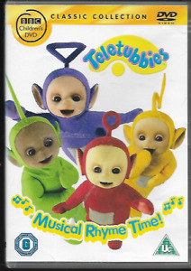 TELETUBBIES MUSICAL RHYME TIME! BBC CHILDREN'S CLASSIC COLLECTION GENUINE R2 DVD