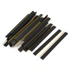 30pcs 2.54mm Pitch Right Angle Female 40 Pins PCB Header Connector Single Row