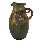 New ListingEphraim Faience 2015 Art Pottery Winter Holiday Series Pine Bough Pitcher HOL-15