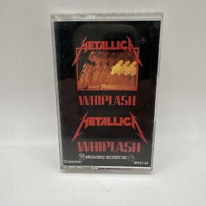 Metallica Whiplash Vintage Cassette 1985 Megaforce Records Heavy Metal MRST-04