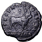 VERY RARE MINTMARK Julian II Apostate, Bull reverse HERACLA Roman Coin w/COA